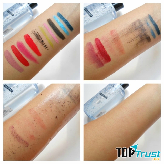 Nước Tẩy Trang NYX Micellar Water Stripped Off giúp nhẹ nhàng làm sạch bụi bẩn, chất nhờn và lớp trang điểm trên da nhờ áp dụng công nghệ tẩy trang Micellar có khả năng hoạt động như nam châm từ tính.