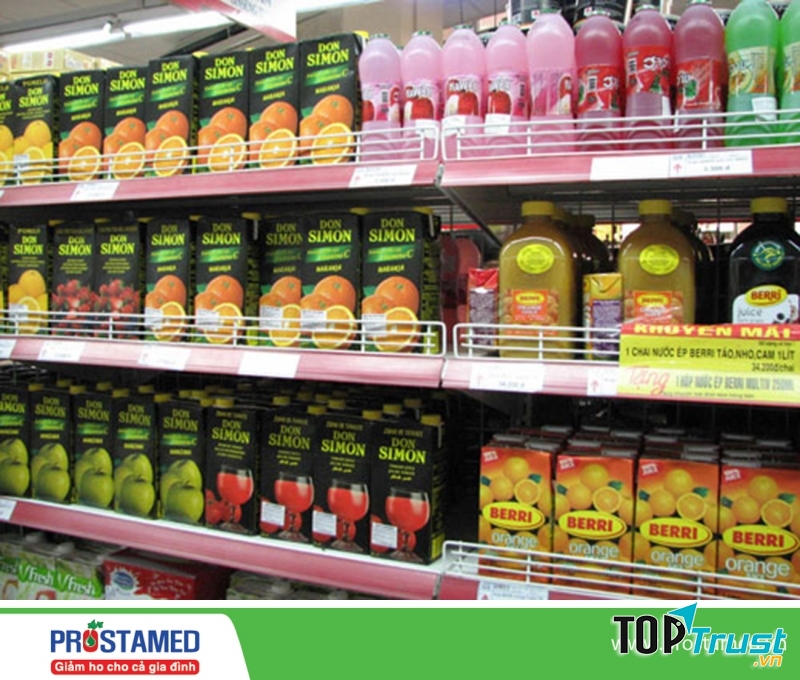 Lạm dụng nước trái cây đóng hộp thật sự không hề tốt cho sức khỏe của bạn