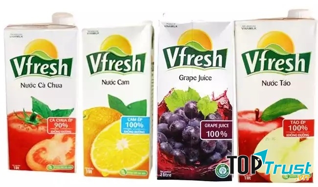 Nước ép trái cây Vfresh của Vinamilk