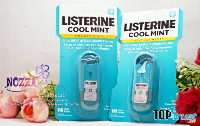 Nước xịt thơm miệng Listerine
