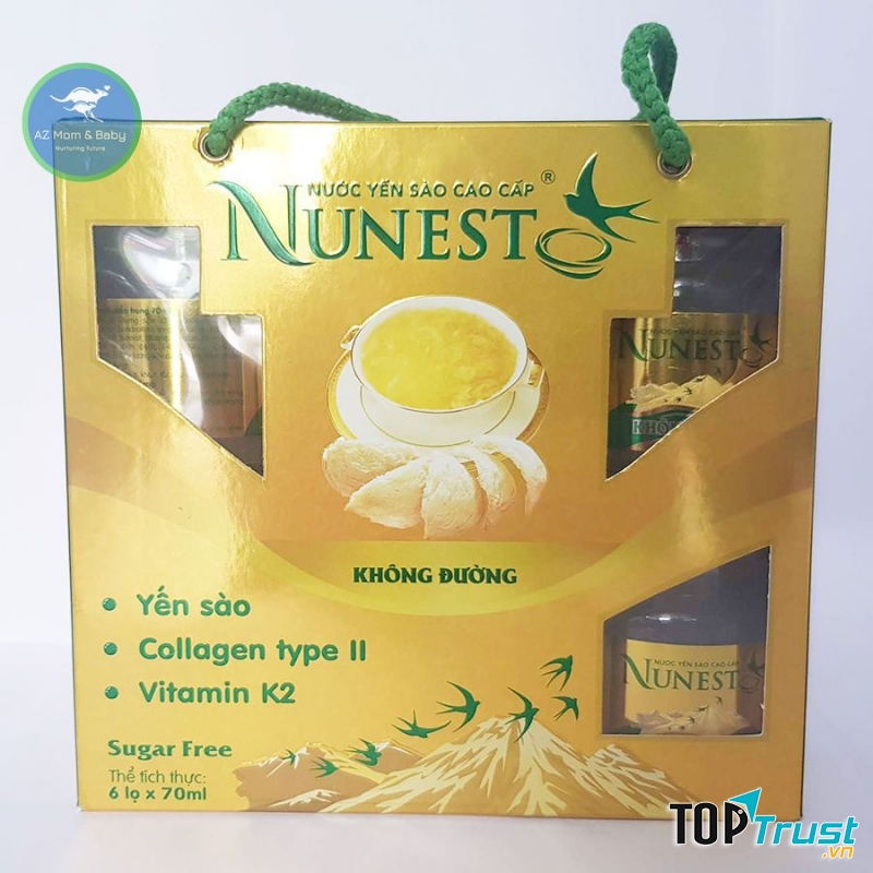 Nước Yến Sào cao cấp Nunest Không đường