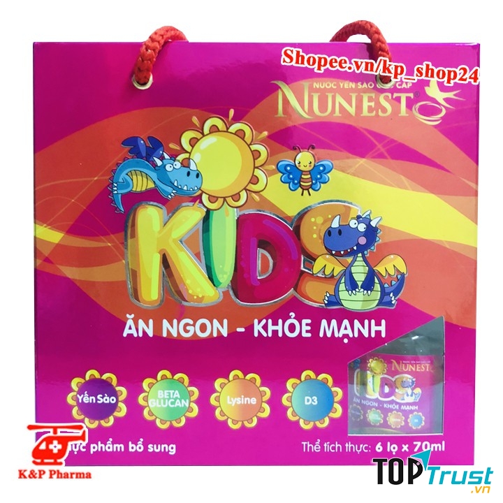 Nước Yến Sào cao cấp Nunest Kid