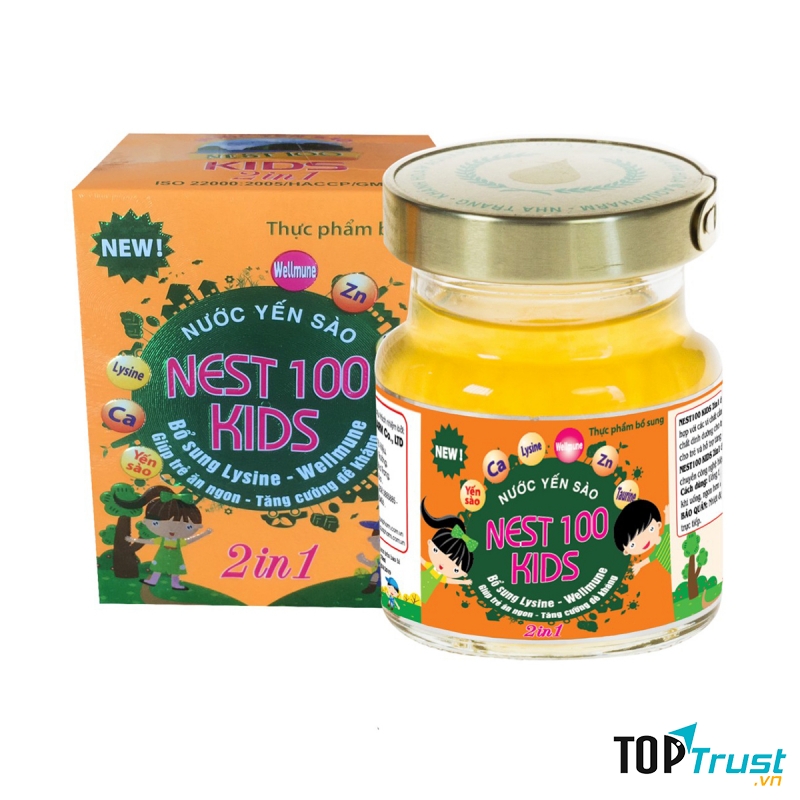 Nước yến sào NEST100 KIDS 2 IN 1