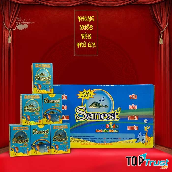 Nước yến sào sanest kids