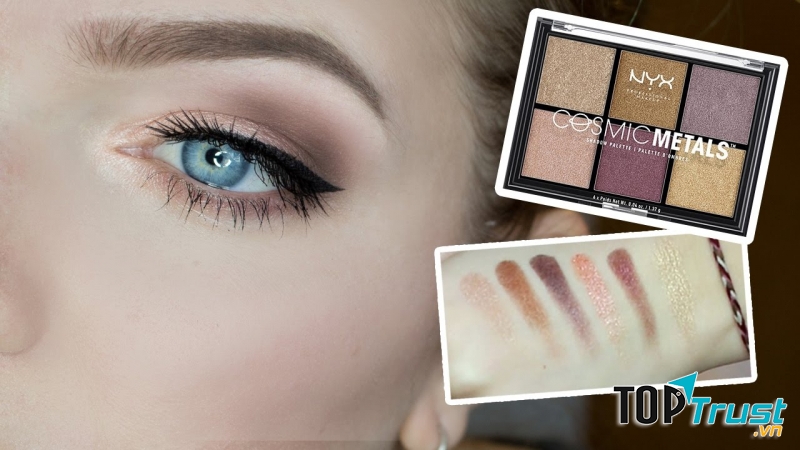 Phấn mắt NYX Professional Makeup Cosmic Metals Shadow Palette