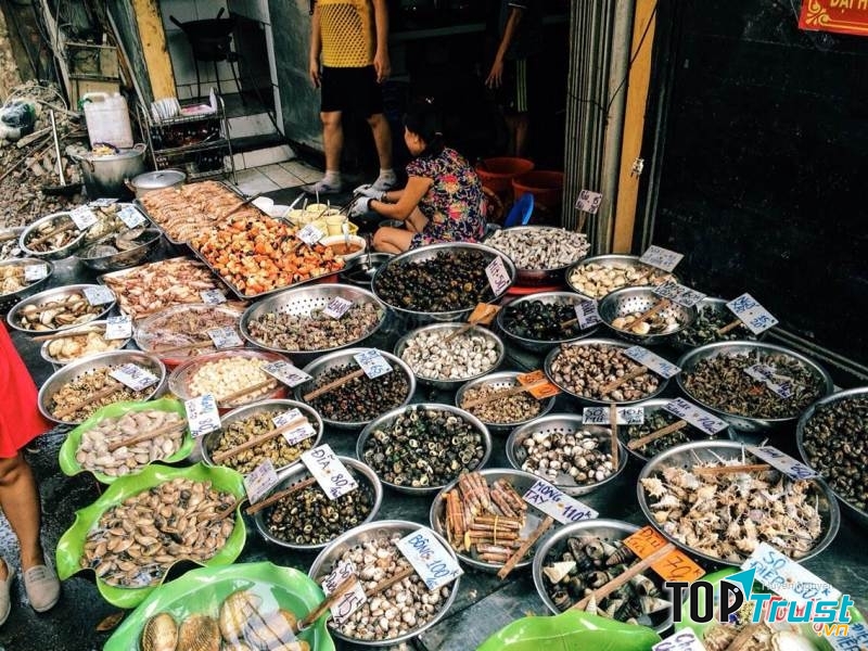Các loại ốc ở Hải Phòng
