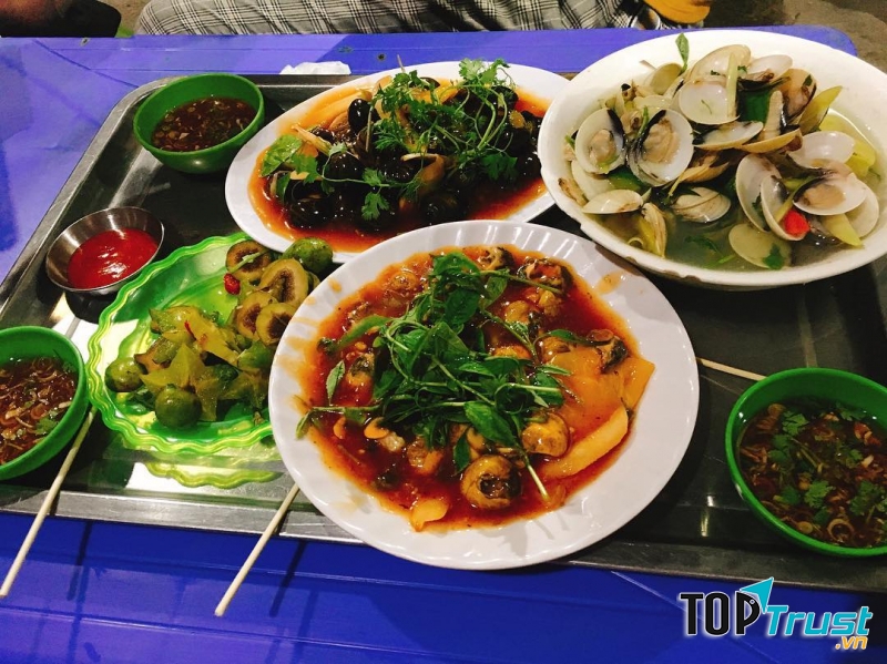 Ốc chiên Dì Thái