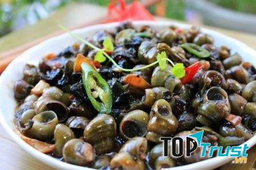 Ốc gạo xào xả ớt