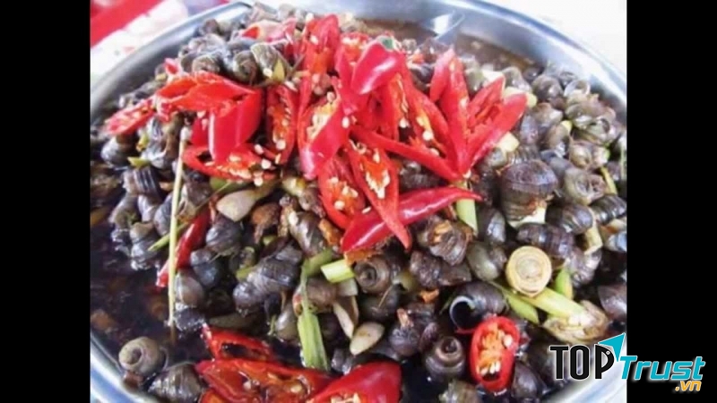 Ốc hút thơm ngon, cay nồng