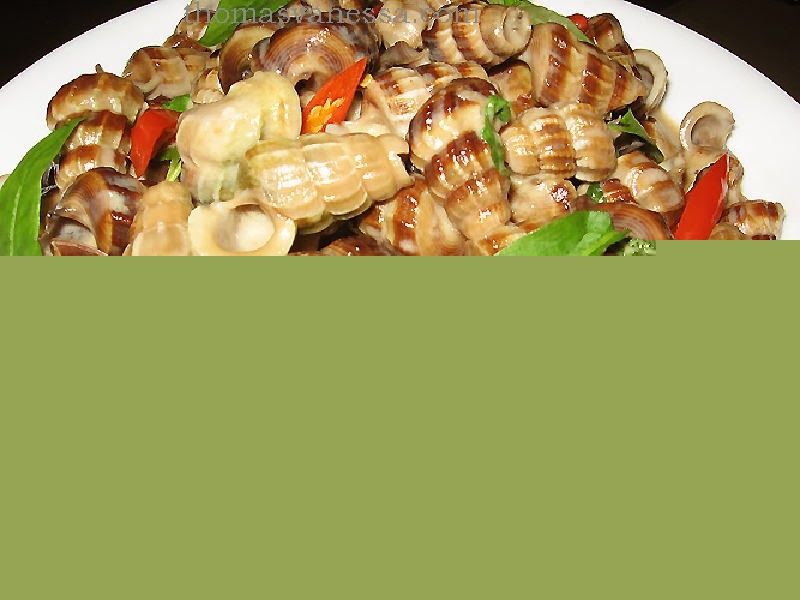 Ốc Len xào Dừa