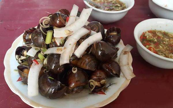 Món ốc chính là món chủ đạo của quán