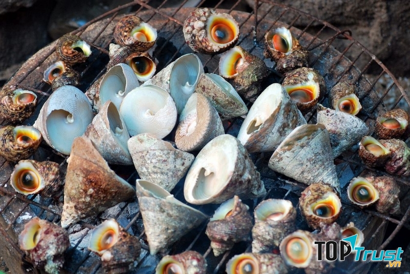 Ốc vú nàng có vô vàn cách chế biến và thưởng thức nhưng được ưa thích nhất là nướng