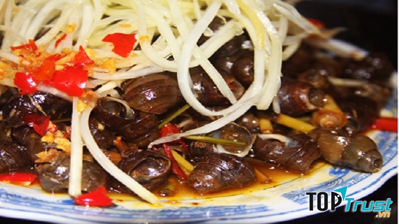 Ốc xào xứ Nghệ