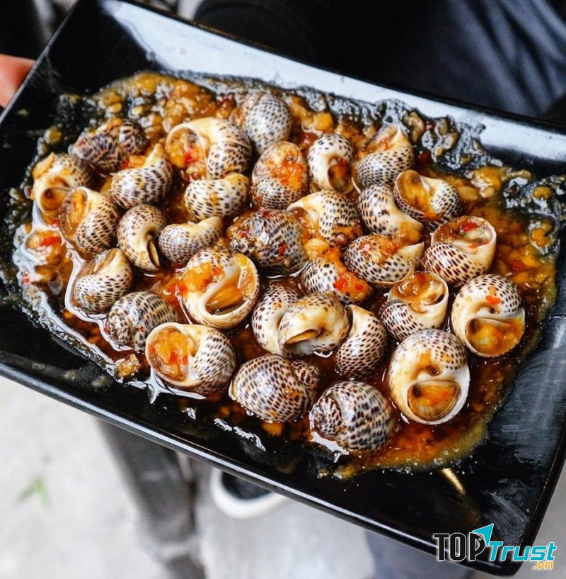 Ốc bông xào bơ tỏi