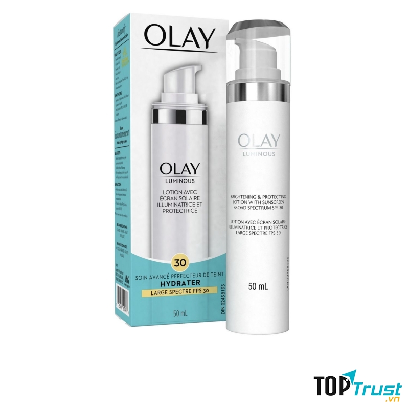 Luminous Brightening and Protecting Lotion là sản phẩm dưỡng ẩm có khả năng chống nắng cao của Olay