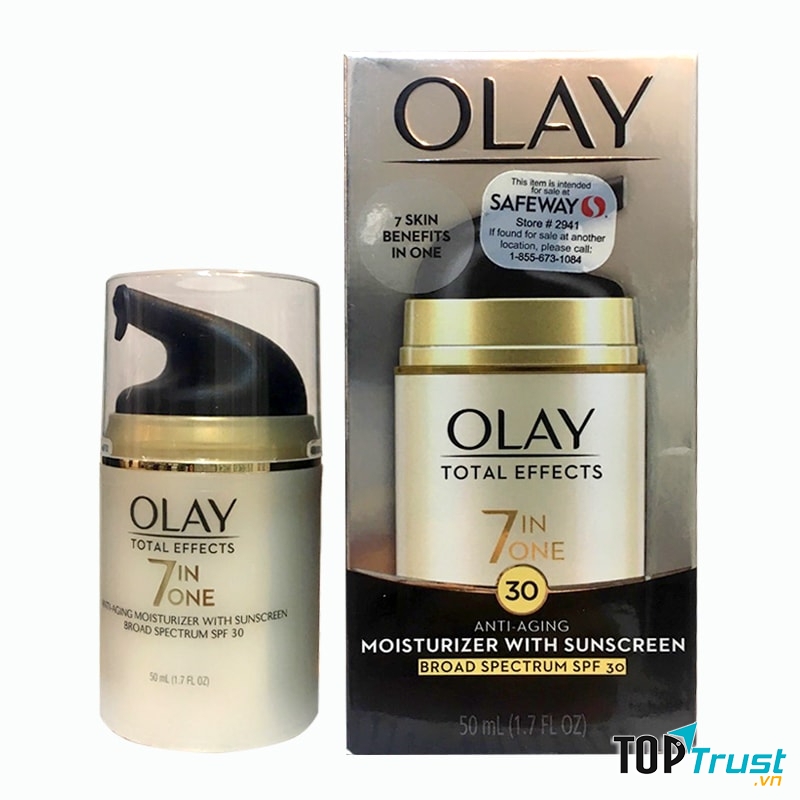 Kem dưỡng Olay Total Effects 7-in-1 Anti-Aging UV Moisturizer SPF 15