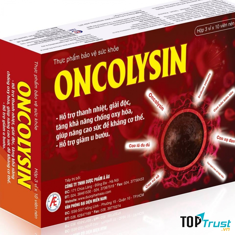 Oncolysin - Hỗ trợ giảm nguy cơ U Bướu