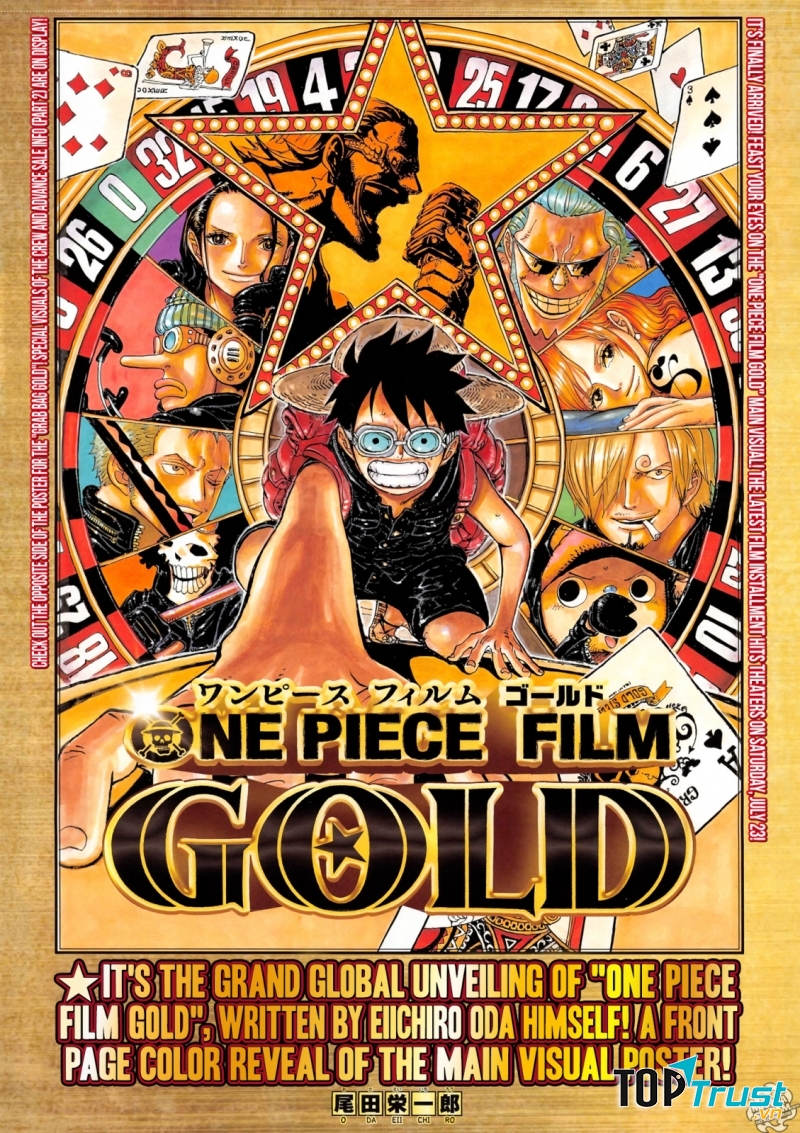Poster One Piece Film: Gold.