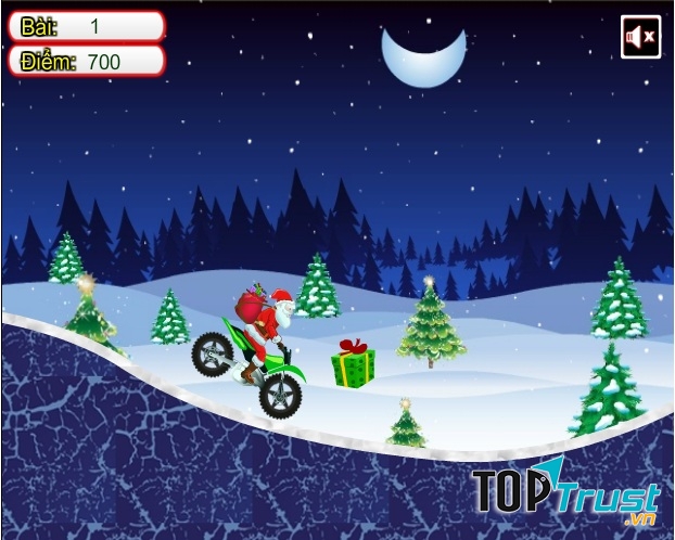 Ông  già Noel đua xe