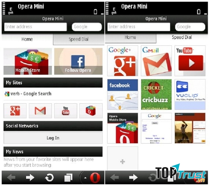 Trình duyệt Opera Mini
