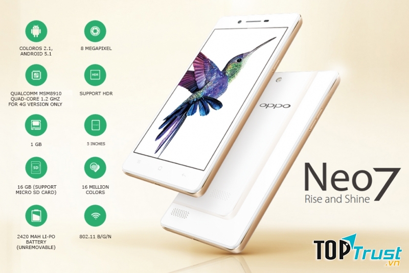 OPPO Neo 7 mang những thay đổi đáng giá về cả màn hình, hiệu năng và cả camera