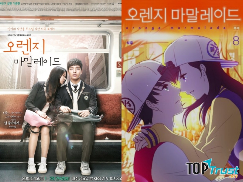 Bộ phim được chuyển thể từ truyện tranh mạng của “Orange Marmalade” của Seok Woo