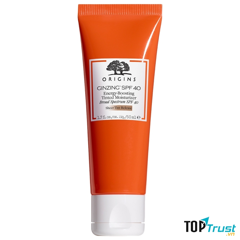 Ginzing SPF 40 Energy-Boosting Tinted Moisturizer có chỉ số SPF lên đến 40