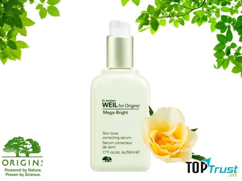 Origins Mega-Bright Skin Tone Correcting là một sản phẩm làm trắng lý tưởng cho những ai đang gặp vấn đề về da như bị tổn thương bởi tia UV, vết thâm do mụn