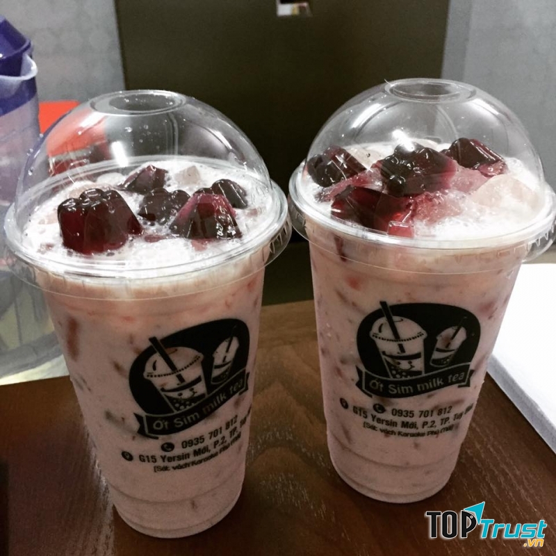 Ớt Sim Milk Tea