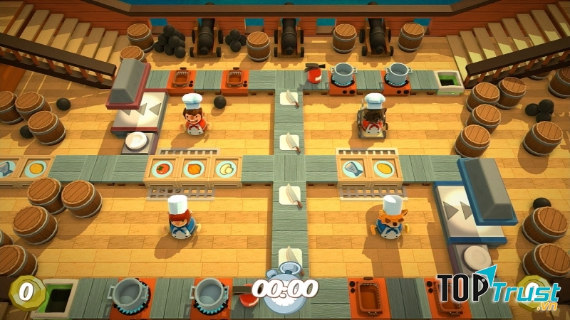 Thử trải nghiệm cảm giác trở thành đầu bếp với game Overcooked