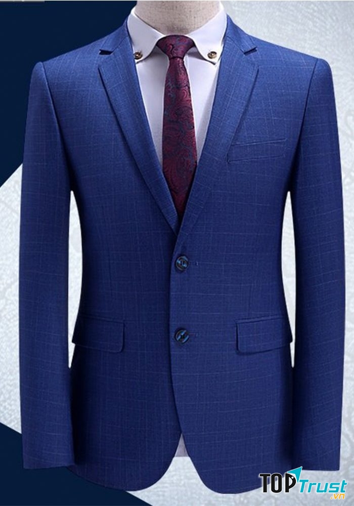 Áo vest nam xanh với thiết kế trẻ trung