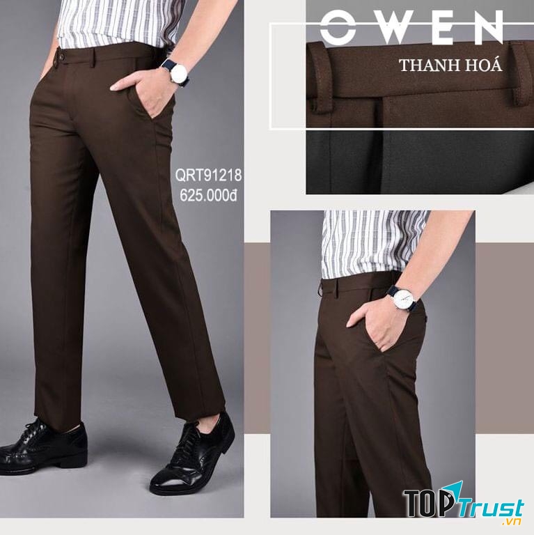 Các mẫu quần âu với kiểu dáng và chất liệu lịch lãm, cao cấp.