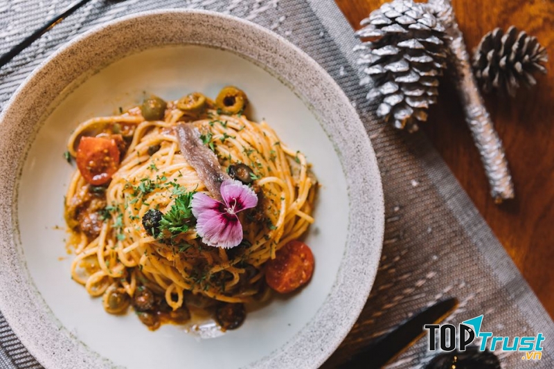 Các đĩa mì đều quyến rũ đẹp mắt và ngon miệng