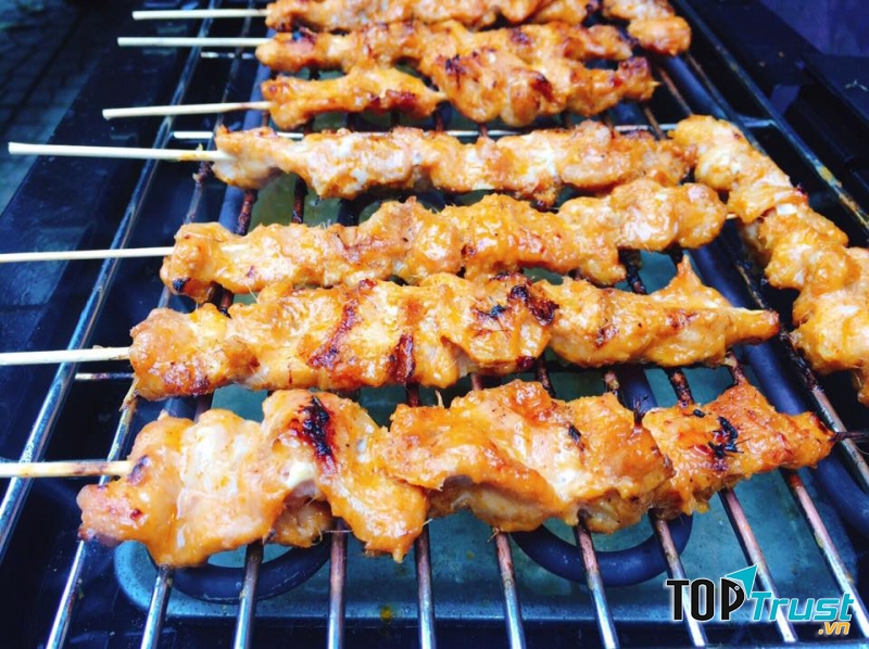 Panna Cotta - thịt nướng