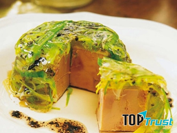Pate gan ngỗng sốt áp chảo