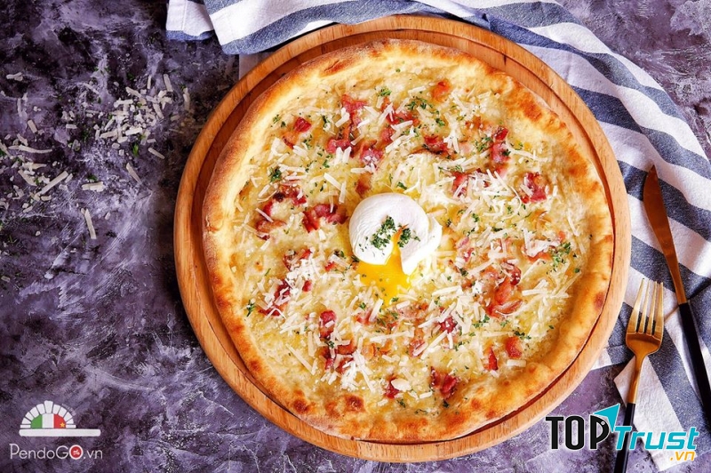 Pizza của Pendolasco rất ngon và đẹp mắt