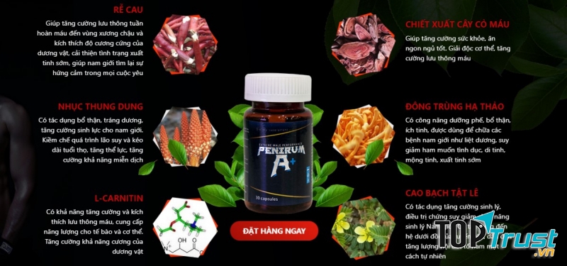 Penirum﻿ A+  hỗ trợ tăng cường sinh lí
