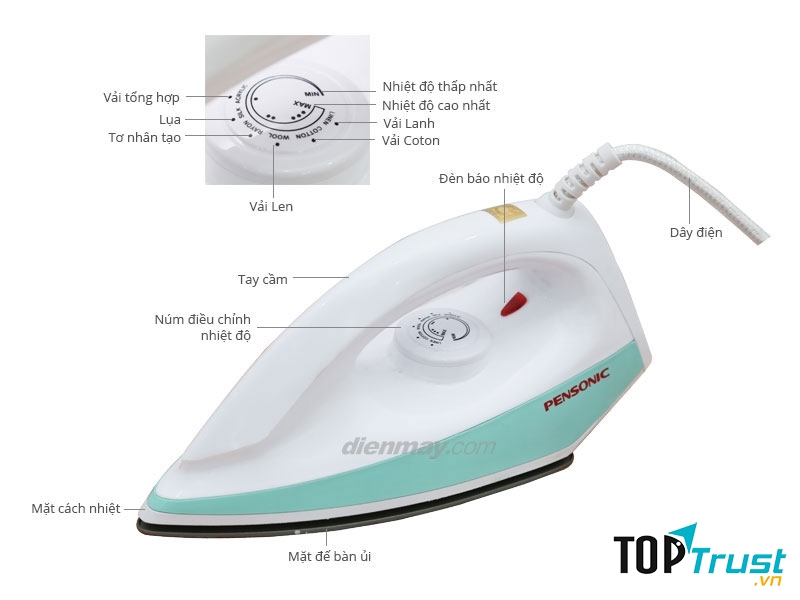 Bàn ủi Pensonic PI-850