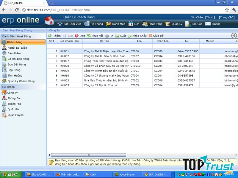 Phần mềm quản lý bán hàng Perfect