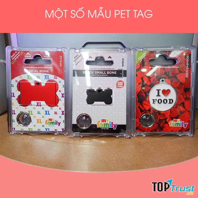 Một số mẫu pet tag