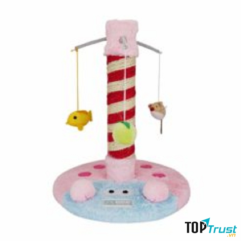 Trụ cào móng kèm đồ chơi cho mèo mức giá 400 000 đồng