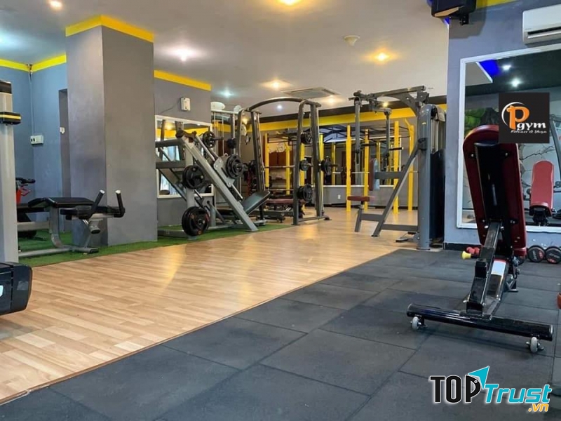 Không gian tập thoải mái và rộng rãi