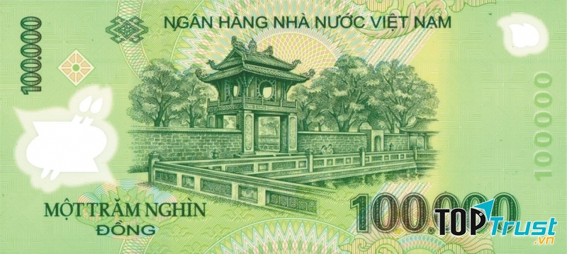 Kiểm tra hình trong suốt trên tờ tiền