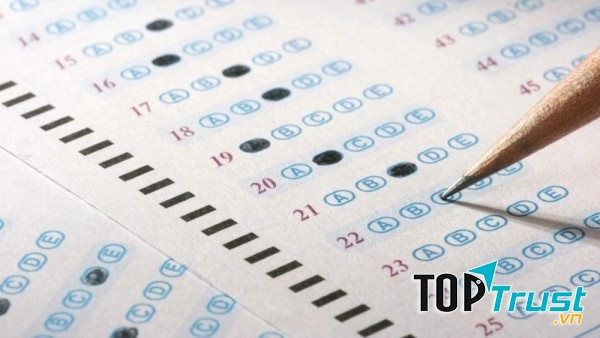 Phân bổ thời gian hợp lý và không được bỏ trống đáp án