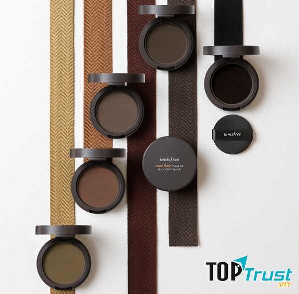 Phấn Che Khuyết Điểm Dành Cho Tóc Innisfree Real Hair Makeup Jelly Concealer
