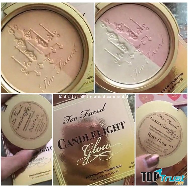 Phấn highlighter Too Faced Candlelight Glow