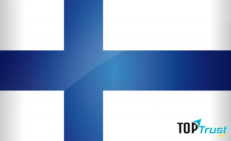 Quốc kì của nước Phần Lan