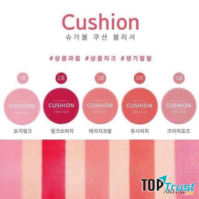Phấn má Aritaum sugarball cushion blusher