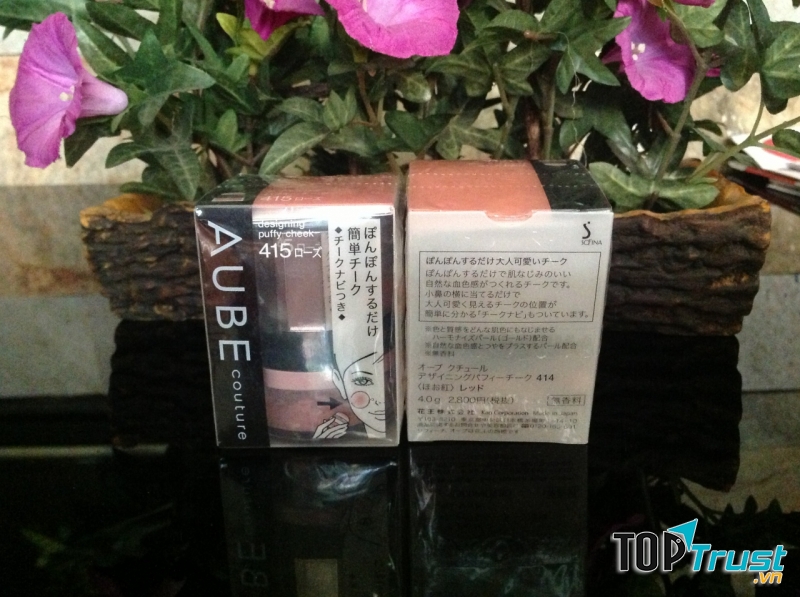 Phấn má hồng Aube Couture Designing Puffy Cheek