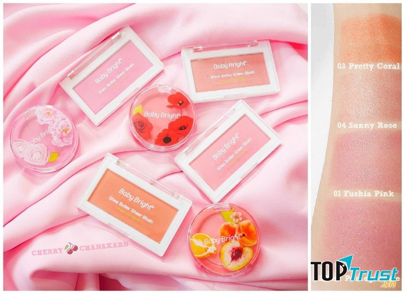 Phấn Má Hồng Baby Bright Shea Butter Sheer Blush